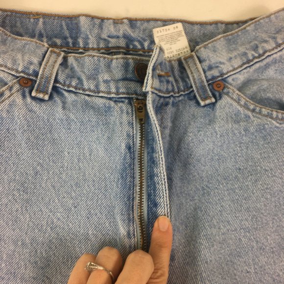 Vintage Levi's 912 Womens Orange Tab Jeans Slim - Picture 4 of 11